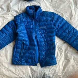 Marmot Men’s Down Puffer Small Blue 700 Fill Power